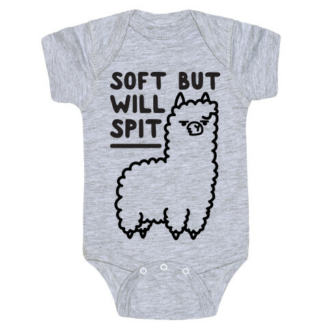 Soft But Will Spit Llama Baby One-Piece