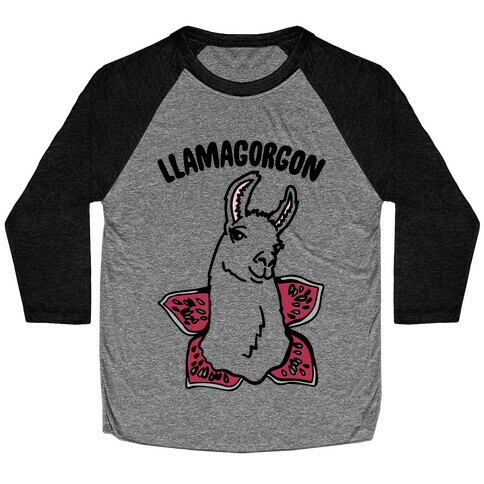 llamagorgon Parody Baseball Tee