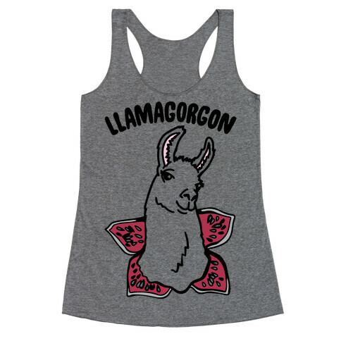 llamagorgon Parody Racerback Tank Top