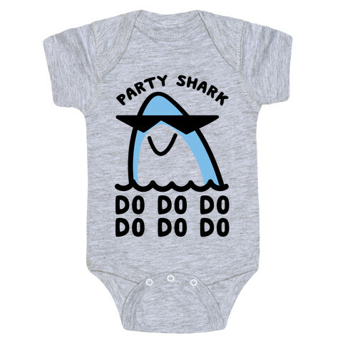 Party Shark Parody Baby One-Piece