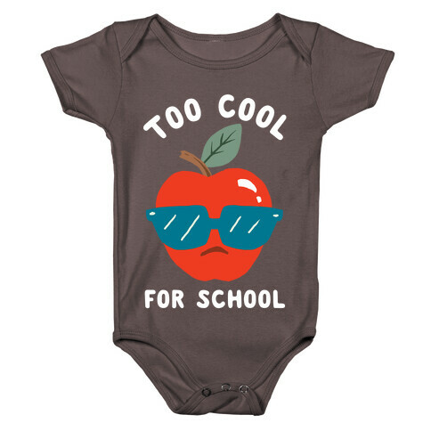 Too Cool For School Baby One-Piece