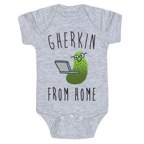 Gherkin From Home Pickle Parody Baby One-Piece