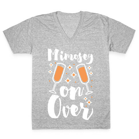 Mimosey on Over V-Neck Tee Shirt