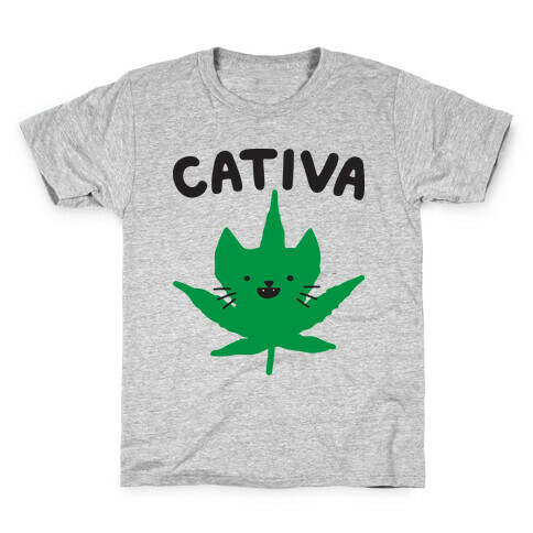 Cativa (Sativa Cat)  Kids T-Shirt