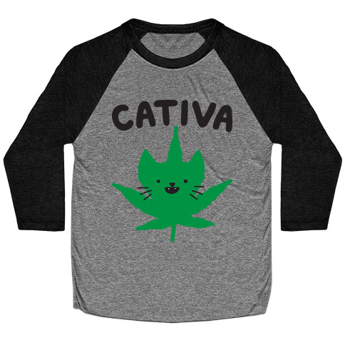 Cativa (Sativa Cat)  Baseball Tee