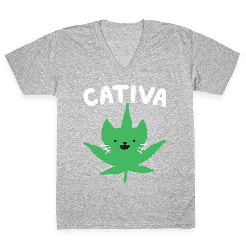 Cativa (Sativa Cat) V-Neck Tee Shirt