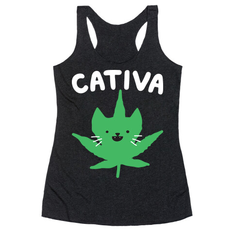 Cativa (Sativa Cat) Racerback Tank Top