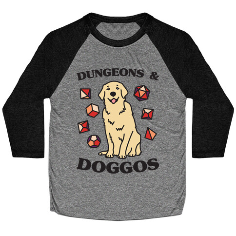 Dungeons & Doggos Baseball Tee