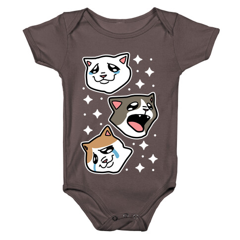 Crying Cats  Baby One-Piece