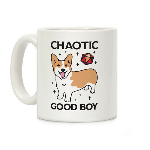 Chaotic Good Boy Corgi Coffee Mug