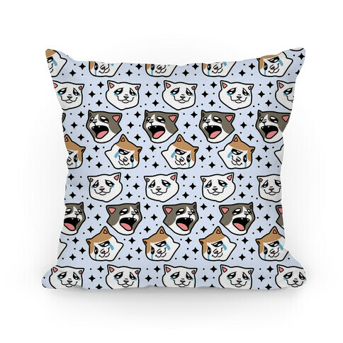 Crying Cats  Pillow