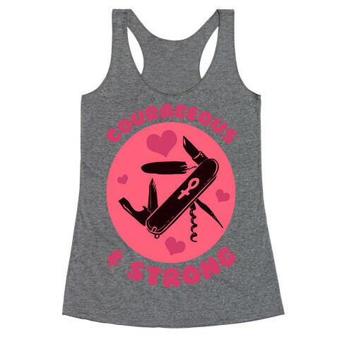 Courageous & Strong Racerback Tank Top