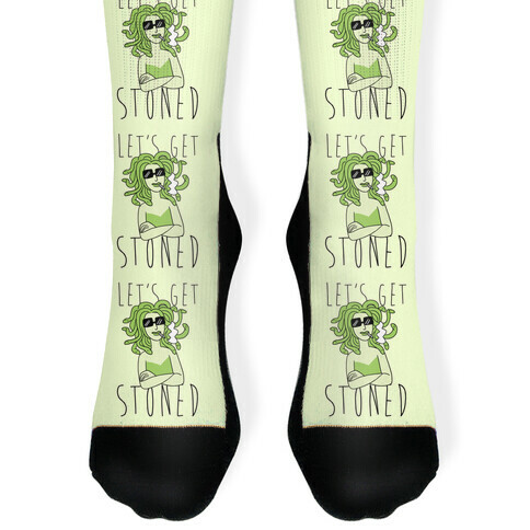 Let's Get Stoned - Medusa Sock