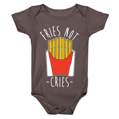 Fries Not Cries Baby One-Piece