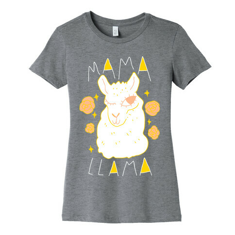 Mama Llama Womens T-Shirt