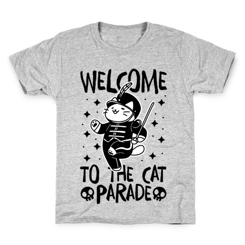 Welcome to the Cat Parade  Kids T-Shirt