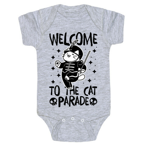 Welcome to the Cat Parade  Baby One-Piece