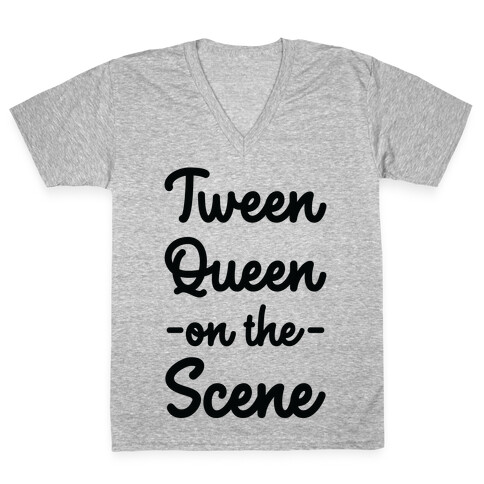 Tween Queen on the Scene V-Neck Tee Shirt