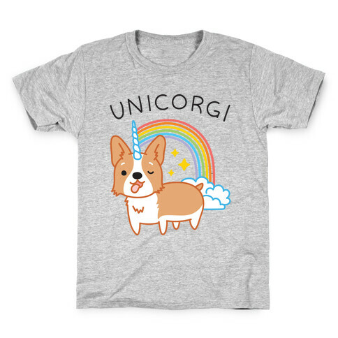 Unicorgi Corgi Unicorn Kids T-Shirt