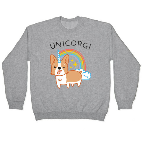 Unicorgi Corgi Unicorn Pullover