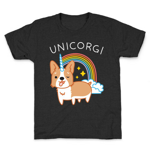 Unicorgi Corgi Unicorn Kids T-Shirt