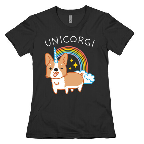 Unicorgi Corgi Unicorn Womens T-Shirt