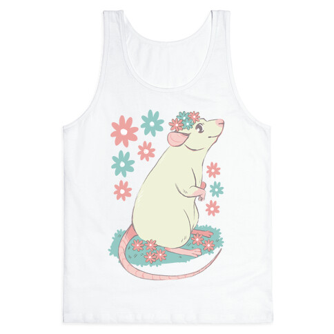 Soft Pastel Rat Tank Top