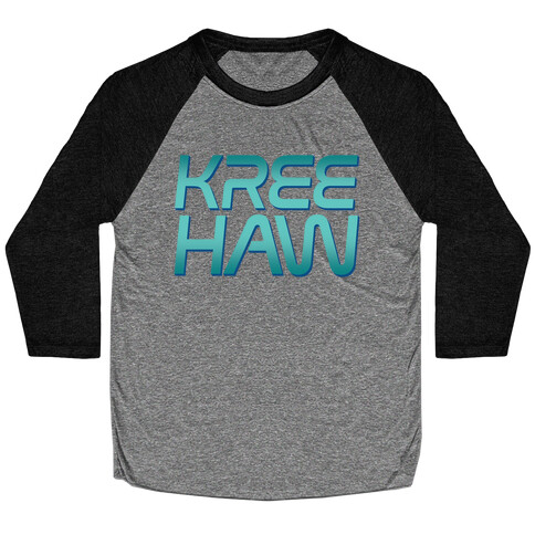 Kree Haw Parody Baseball Tee