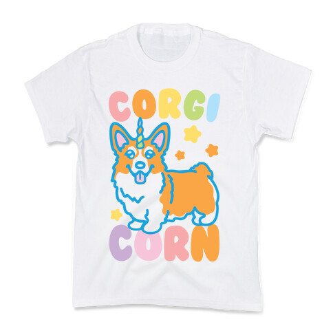 CorgiCorn Unciorn Corgi Kids T-Shirt