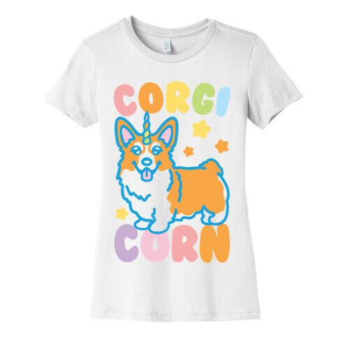 CorgiCorn Unciorn Corgi Womens T-Shirt