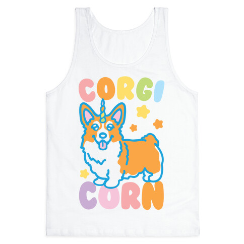 CorgiCorn Unciorn Corgi Tank Top