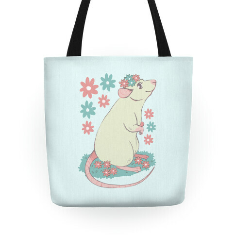 Soft Pastel Rat Tote