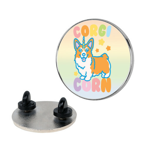 CorgiCorn Unciorn Corgi Pin