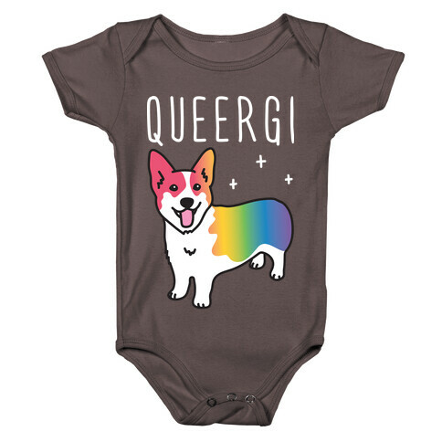 Queergi LGBTQ Corgi Baby One-Piece