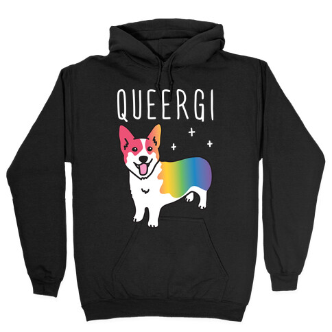 Queergi LGBTQ Corgi Hooded Sweatshirt