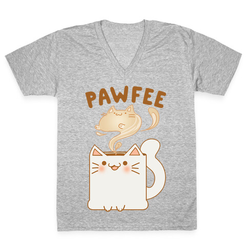 Pawfee V-Neck Tee Shirt