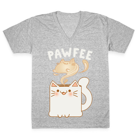 Pawfee V-Neck Tee Shirt