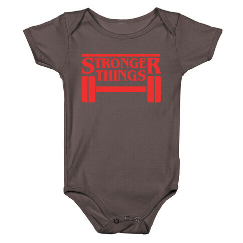 Stronger Things Baby One-Piece