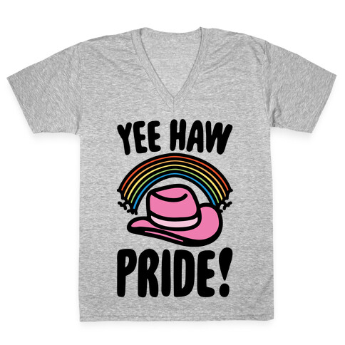 Yee Haw Pride V-Neck Tee Shirt