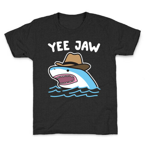 Yee Jaw Cowboy Shark Kids T-Shirt