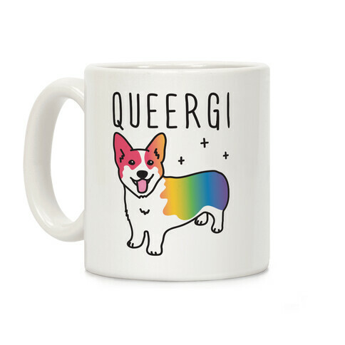 Queergi LGBTQ Corgi Coffee Mug