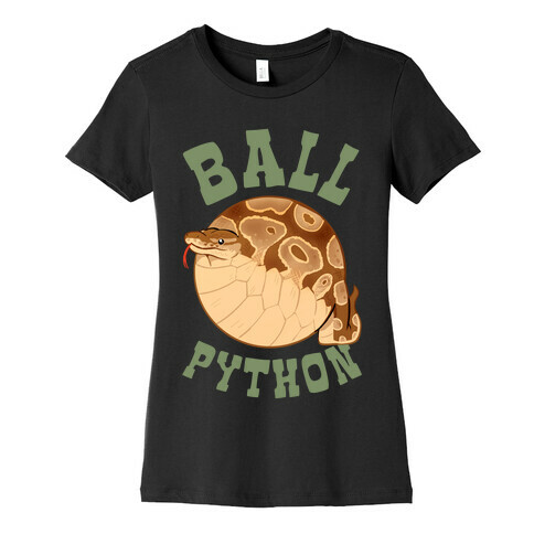 Ball Python Womens T-Shirt