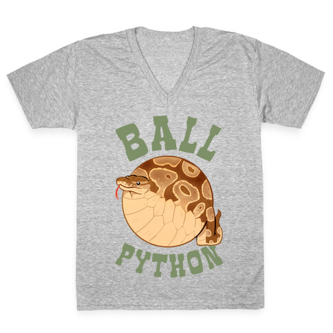 Ball Python V-Neck Tee Shirt