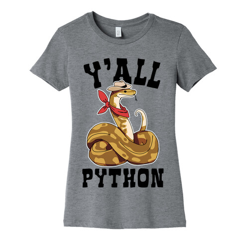 Y'all Python Womens T-Shirt