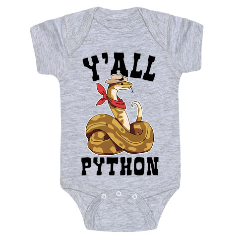 Y'all Python Baby One-Piece