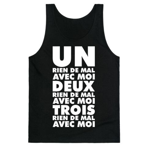 One Nothing Wrong With Me but in French Tank Top