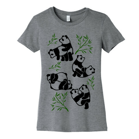 Pandas in Various Sexual Positions Womens T-Shirt