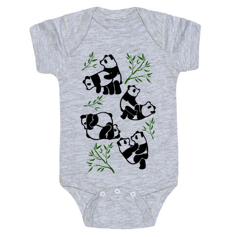 Pandas in Various Sexual Positions Baby One-Piece