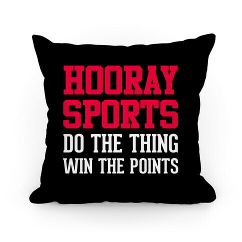 Hooray Sports Pillow