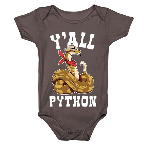 Y'all Python Baby One-Piece